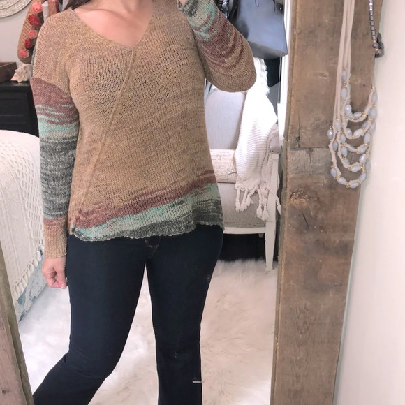Prana size small boho multicolor sweater - Picture 1 of 5